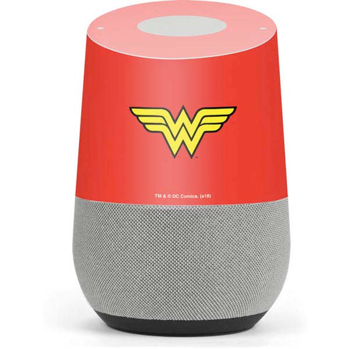 DC Comics Wonder Woman Classic Logo Google Home Skin